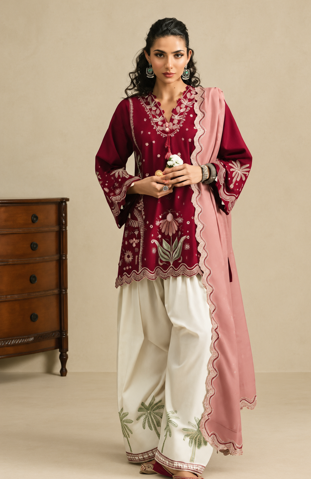 Anarkali 3-Pcs
